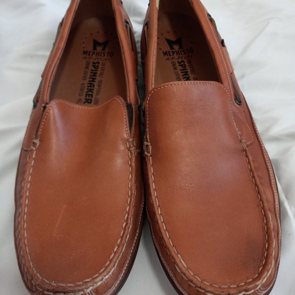 Mephisto Spinnaker Brown Leather Slip On Penny Loa - Picture 2 of 6